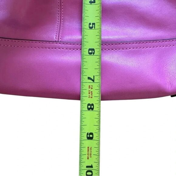 Coach Pink Crossbody Purse Bag Duffle Leather NWT - Picture 9 of 12
